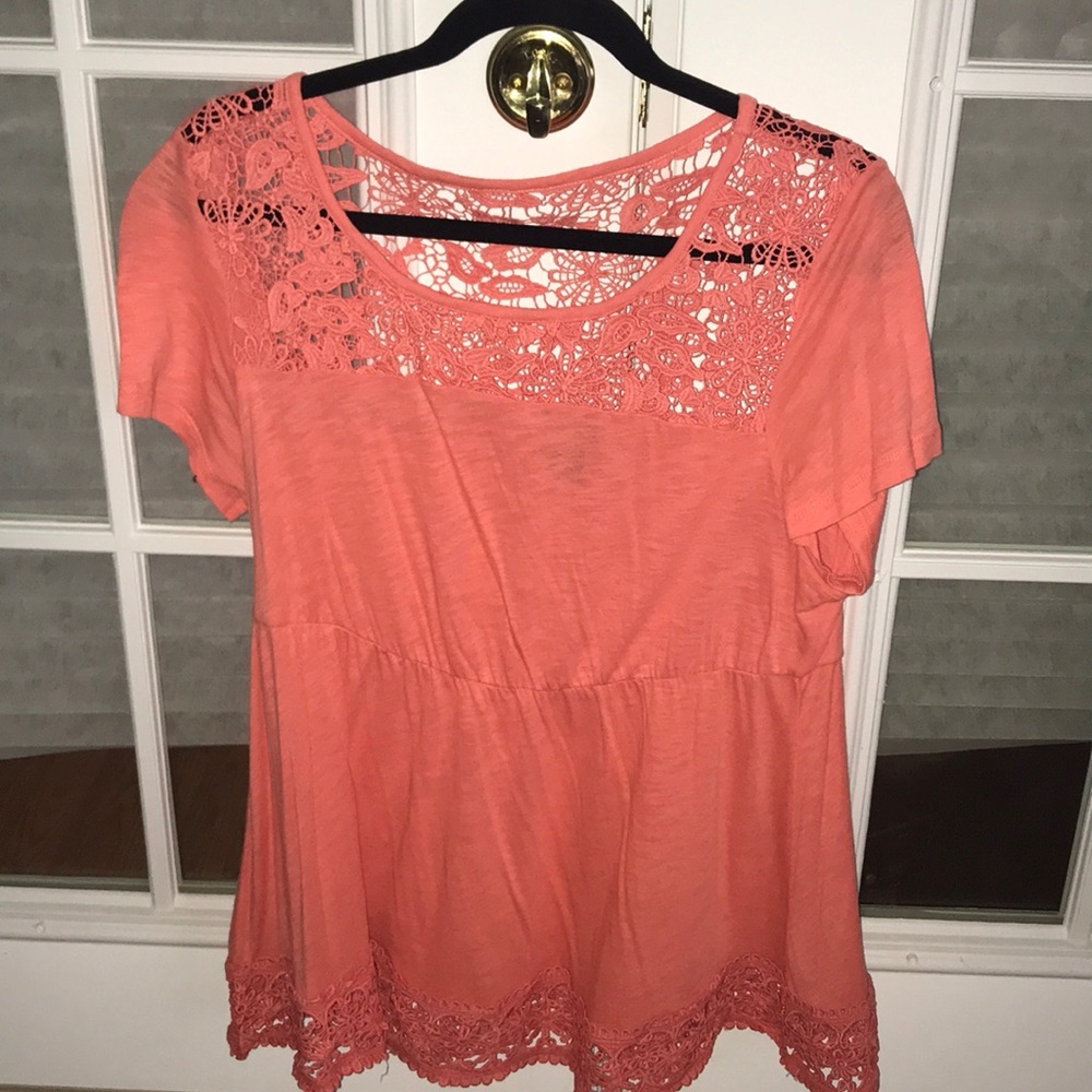 Coal lace shirt (size 0)